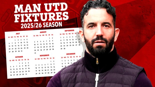 Man Utd Premier League fixtures: Ruben Amorim handed nightmare start as Arsenal kick off horror run of top six clashes