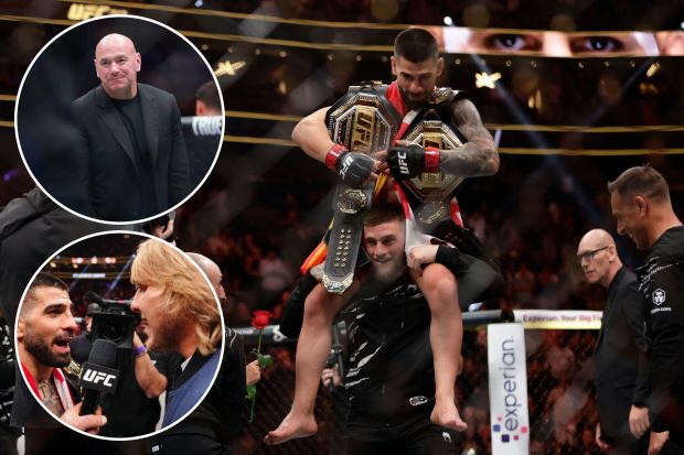 Dana White and UFC beg Ilia Topuria to make next fight promise as Paddy Pimblett grudge match looms for new superstar