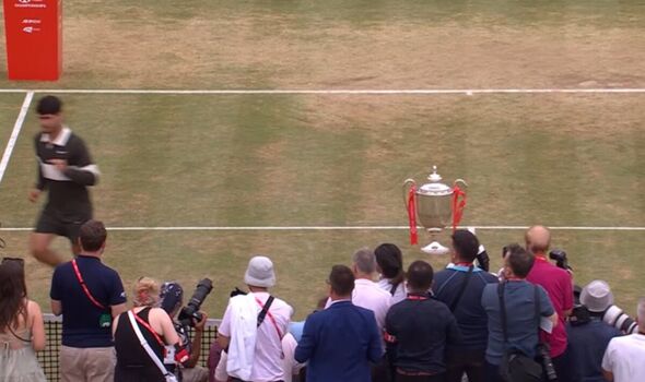Carlos Alcaraz halts trophy presentation and risks upsetting major sponsor
