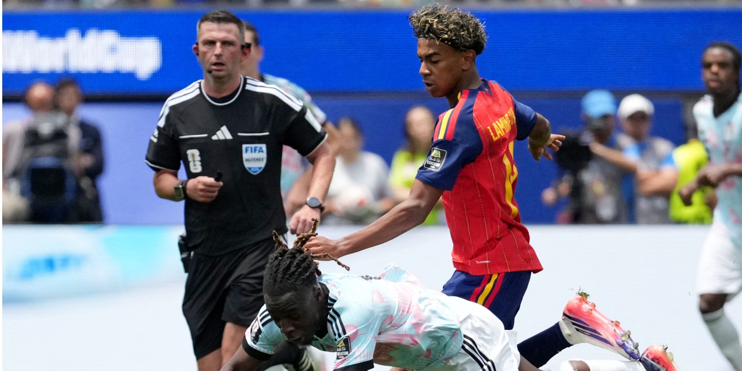 Spain 2-1 Belgium: Referee Michael Oliver Criticized Over Yamal Incident