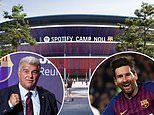Revealed: Barcelona's special 'Lionel Messi plans' for Nou Camp's reopening in 2026 after £1.3b renovation