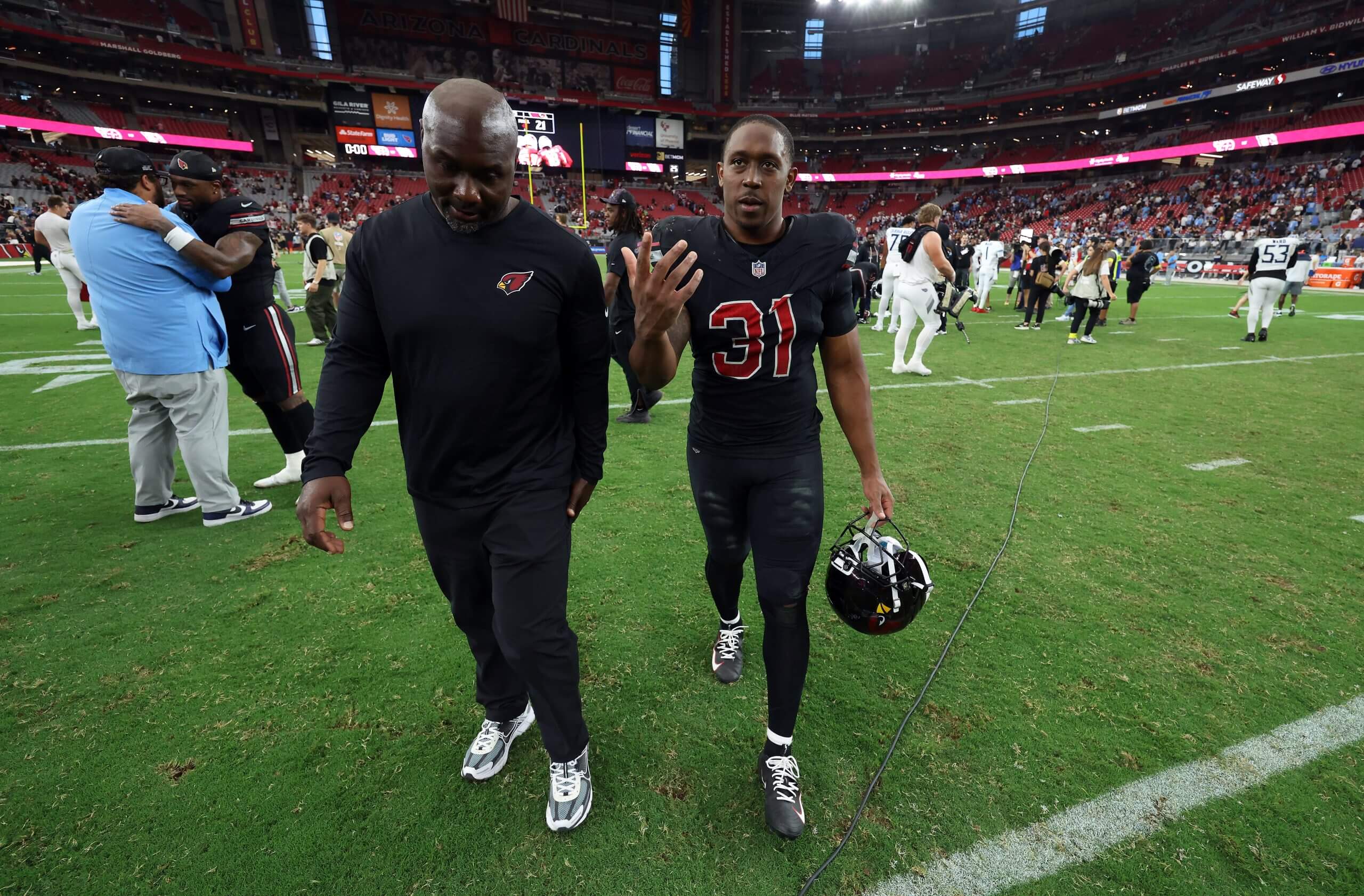 Emari Demercado joins dubious list. Why do NFL players keep committing goal-line goofs?