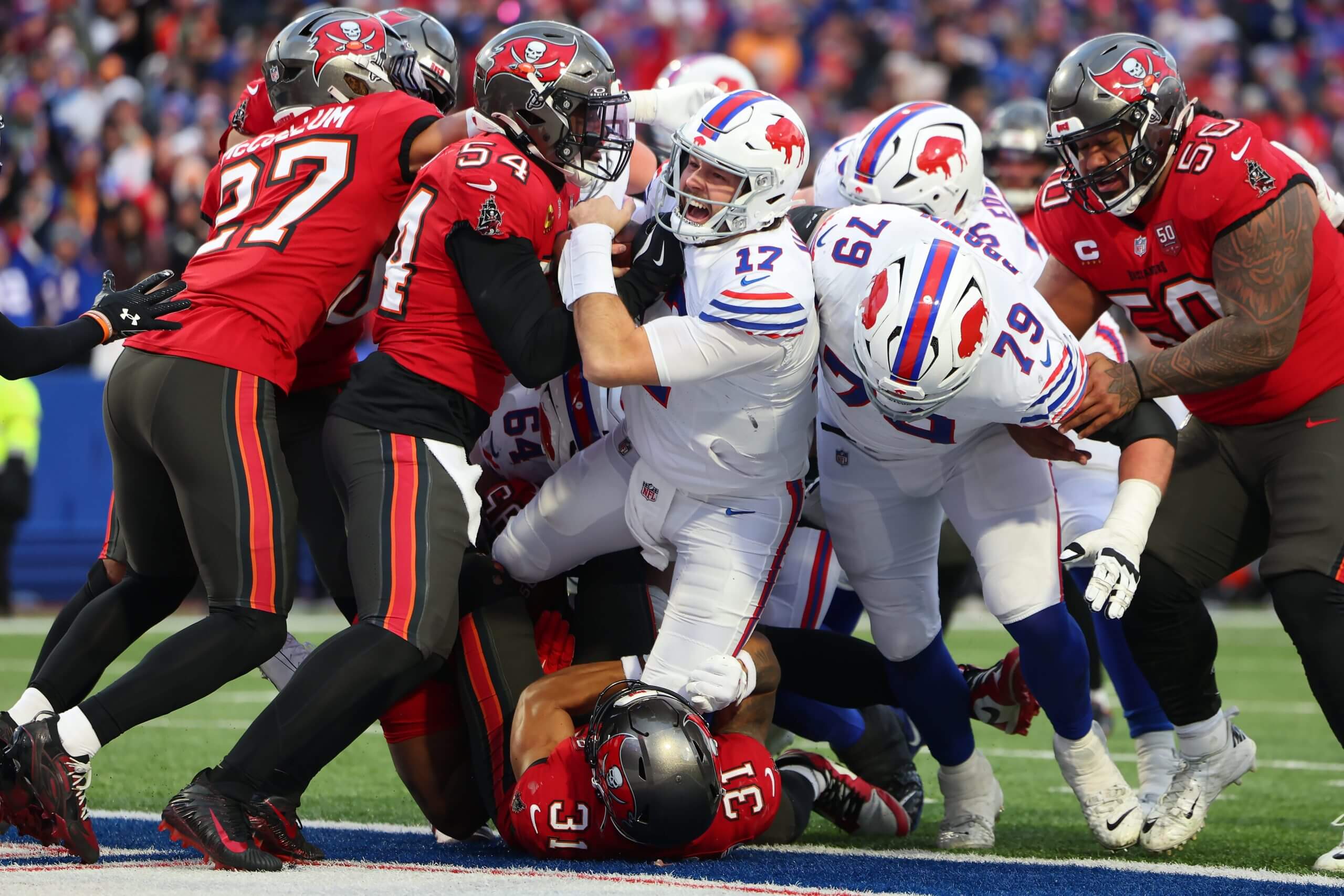 Josh Allen the NFL's most betrayed QB? Not exactly what Sean McDermott had in mind