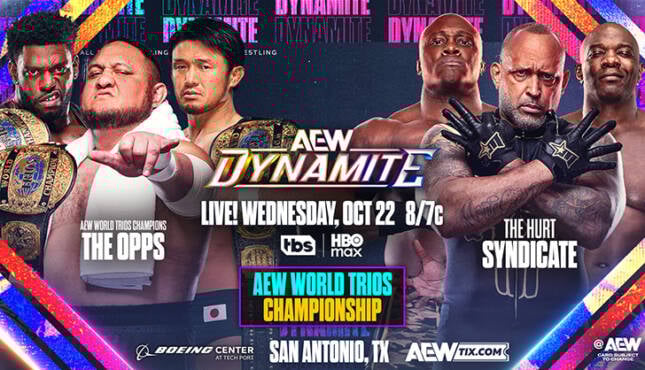 Trios Title Match & More Announced For This Week’s AEW Dynamite