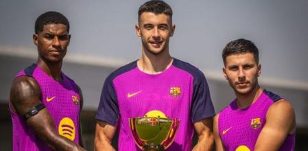 El Barça luce fichajes en la previa del Gamper