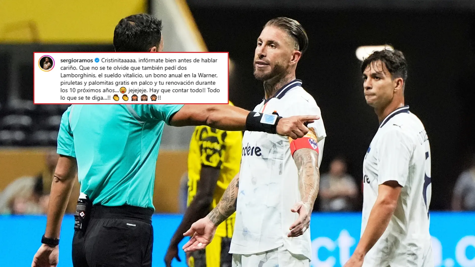 El enfado de Sergio Ramos por una noticia sobre cómo fue su salida del Real Madrid: