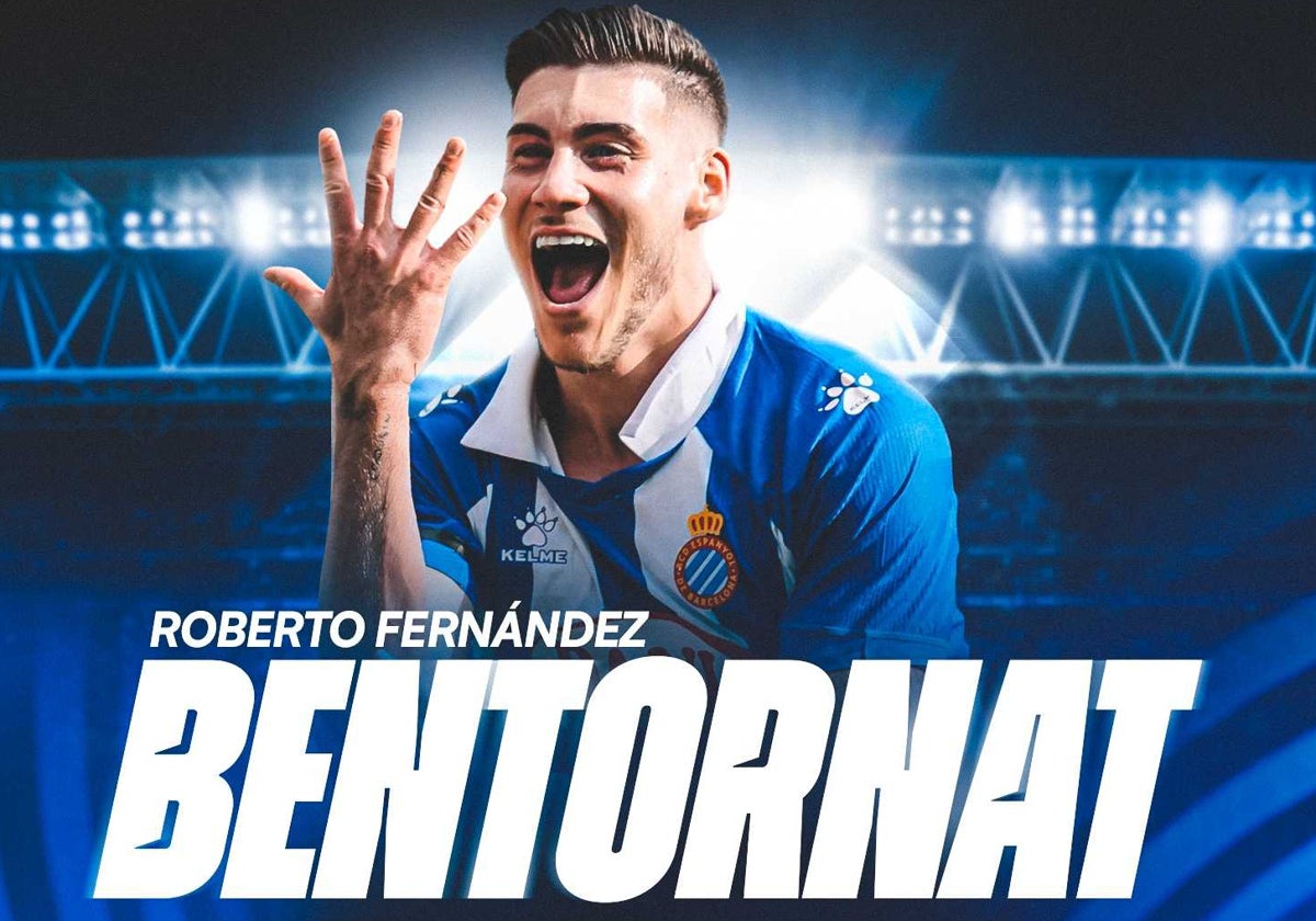 Roberto Fernández finalmente vuelve al Espanyol