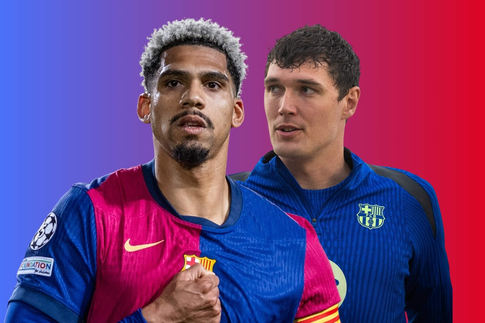 Ronald Araújo avisa a Andreas Christensen: 'Hay un nuevo central'