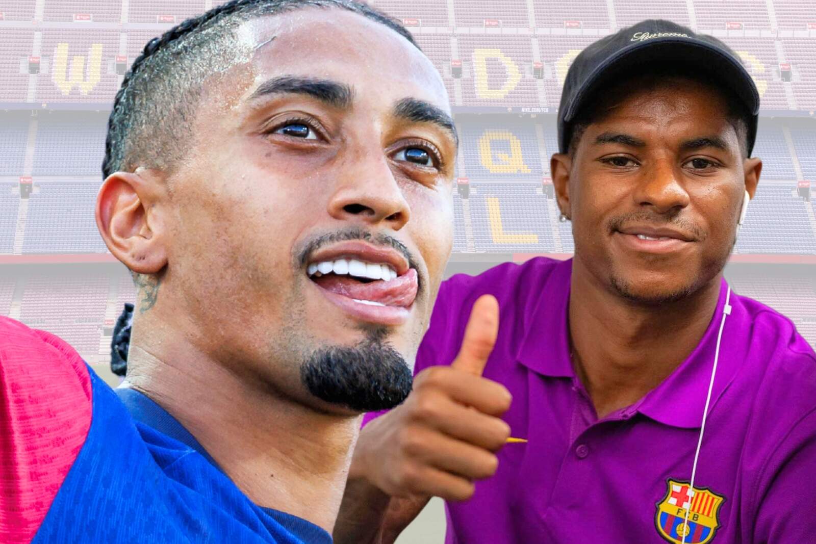 Raphinha le da las gracias a Marcus Rashford: 'Lo has dejado sin sitio, adiós Barça'