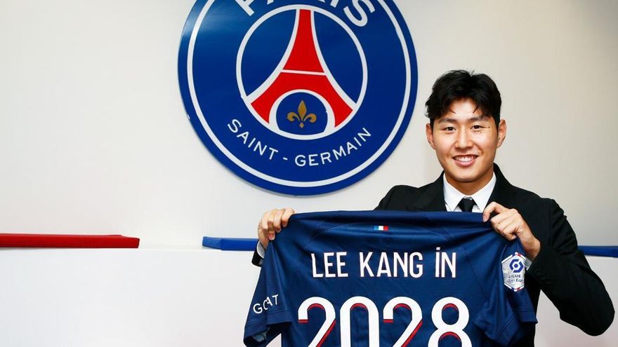 Kangin Lee, en la rampa de salida del PSG