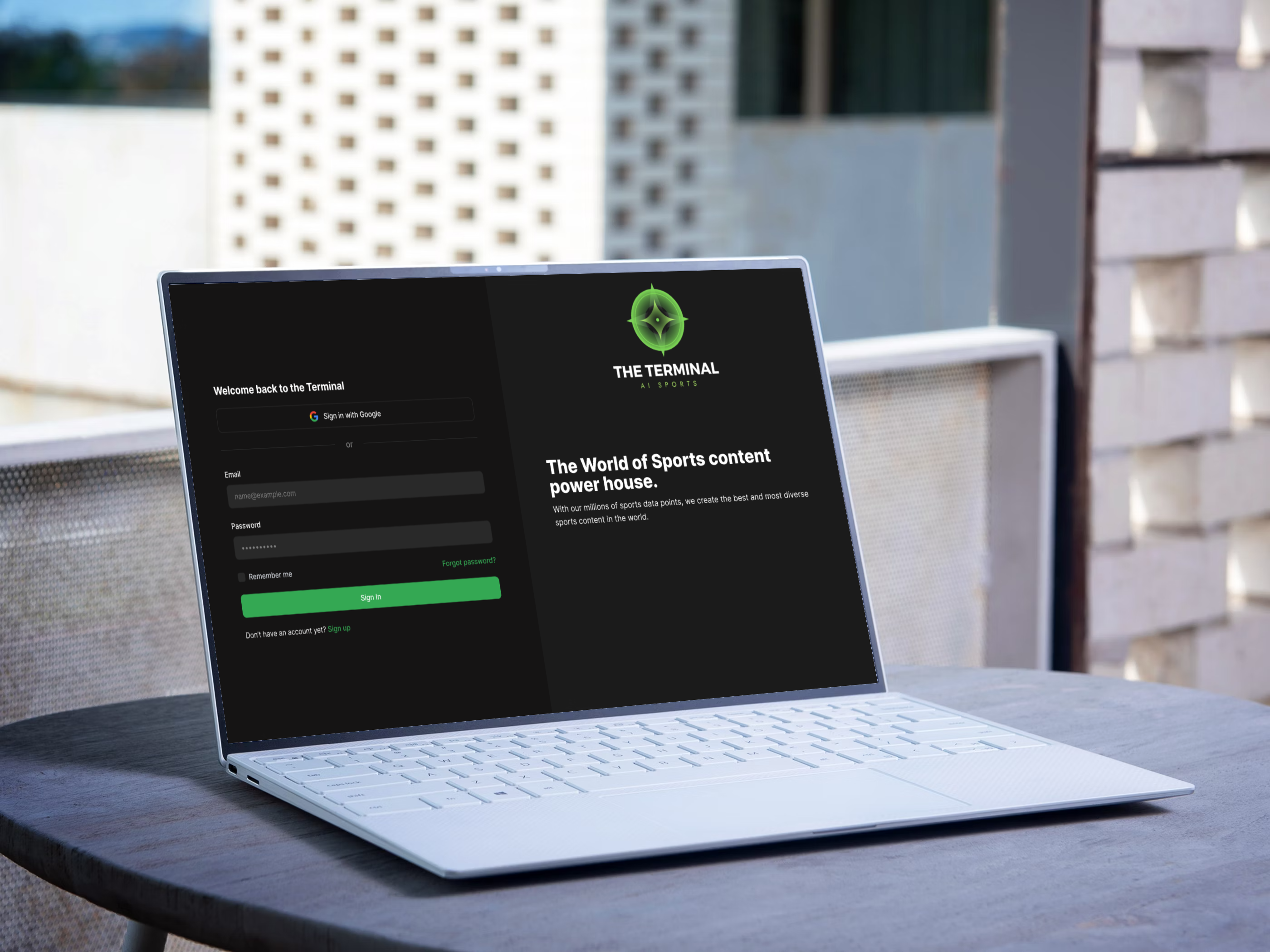 The Terminal our sports content generator
