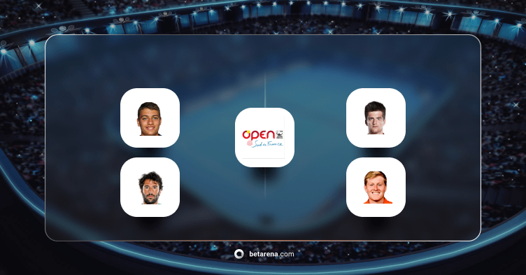 Cobolli F / Eysseric J vs Sander Arends/Luke Johnson Betting Tip - Montpellier, France, Doubles 2025