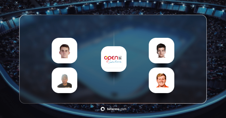 Petr Nouza/Patrik Rikl vs Sander Arends/Luke Johnson Betting Tip - Montpellier, France, Doubles 2025