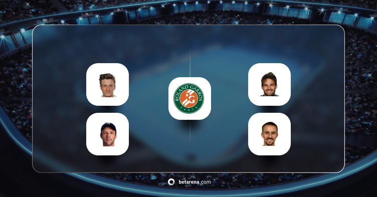 Marcel Granollers/Horacio Zeballos vs Hugo Nys/Jan Zielinski Betting Tip 2024 - French Open Men Doubles