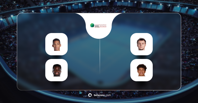 Felix Auger-Aliassime/Frances Tiafoe vs Alexander Bublik/Ben Shelton Betting Tip 2024
