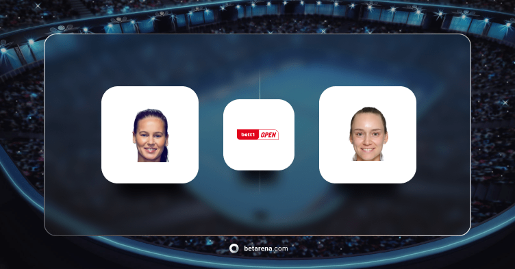 Veronika Kudermetova vs Elena Rybakina Betting Tip 2024 - Predictions for the Berlin, Germany Women Singles