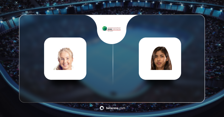 Clara Tauson vs Astra Sharma Betting Tip 2024 - Picks and Predictions for the WTA Rome, Italy Women Singles