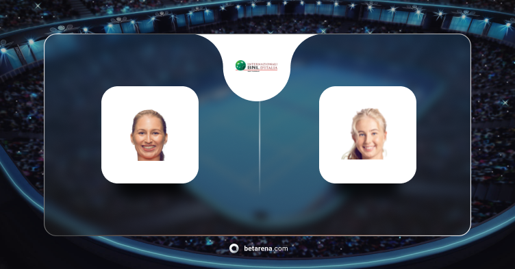 Daria Saville vs Clara Tauson Betting Tip 2024 - Picks and Predictions for the WTA Rome, Italy Women Singles
