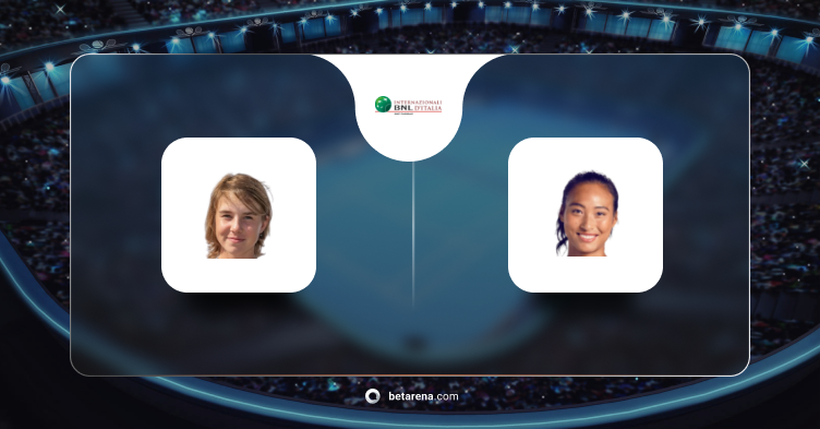 Linda Noskova vs Zheng Qinwen Betting Tip 2024 - Picks and Predictions for the WTA Rome, Italy Women Singles