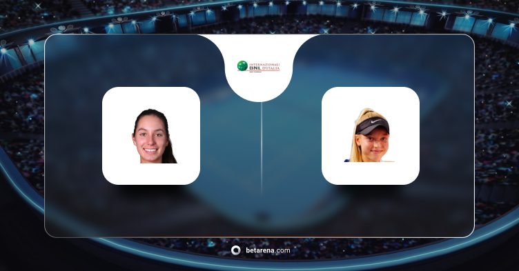 Oceane Dodin vs Brenda Fruhvirtova Betting Tip 2024 - Picks and Predictions for the WTA Rome, Italy Women Singles