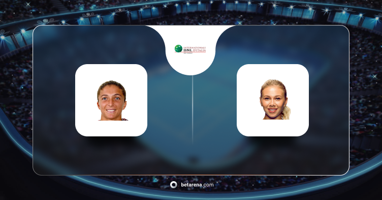 Sara Errani vs Amanda Anisimova Betting Tip 2024 - Picks and Predictions for the WTA Rome, Italy Women Singles