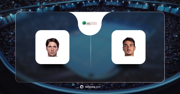 Dusan Lajovic vs Lorenzo Sonego Betting Tip 2024 - Picks and Predictions for the ATP Rome, Italy Men Singles
