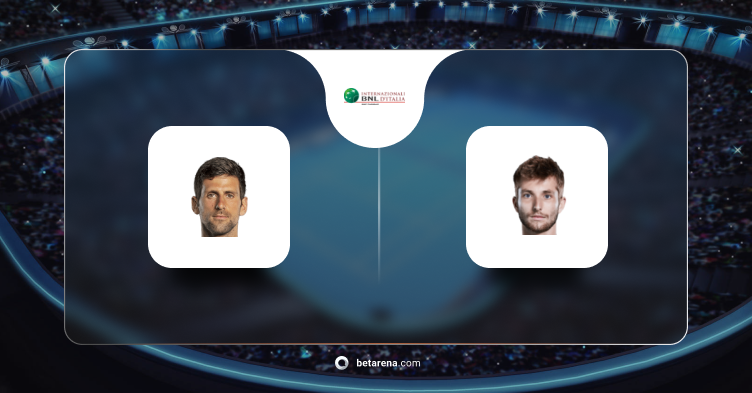 Novak Djokovic vs Corentin Moutet Betting Tip 2024 - Picks and Predictions for the ATP Rome, Italy Men Singles