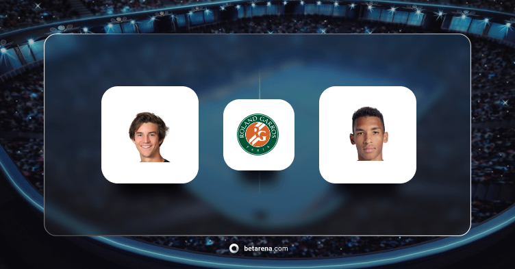 Henri Squire vs Felix Auger-Aliassime Betting Tip 2023/2024 - Picks and Predictions for the French Open Men Singles