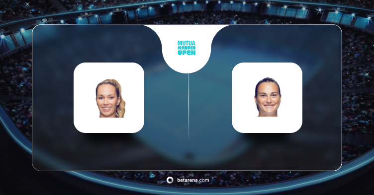 Prognóstico Danielle Collins vs Aryna Sabalenka 2023/2024 - Apostas para o WTA Madrid Women Singles