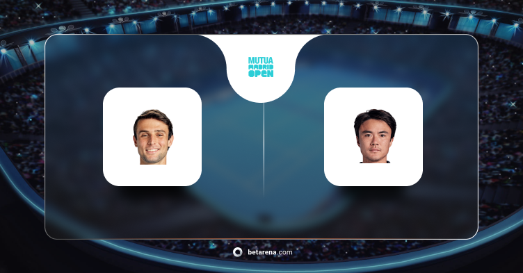 Prognóstico Aleksandar Vukic vs Taro Daniel 2023/2024 - Apostas para o ATP Madrid, Espanha Men Singles