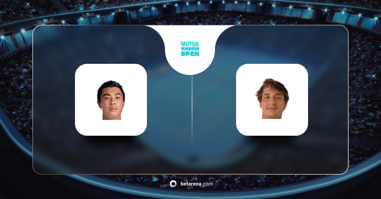 Prognóstico Brandon Nakashima vs Camilo Ugo Carabelli 2023/2024 - Apostas para o ATP Madrid, Espanha