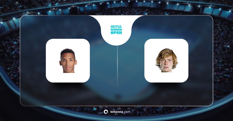 Felix Auger-Aliassime vs Andrey Rublev Betting Tip 2023/2024 - Picks and Predictions for the ATP Madrid, Spain Men Singles