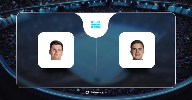 Prognóstico Hubert Hurkacz vs Daniel Altmaier 2023/2024 - Apostas para o ATP Madrid, Espanha