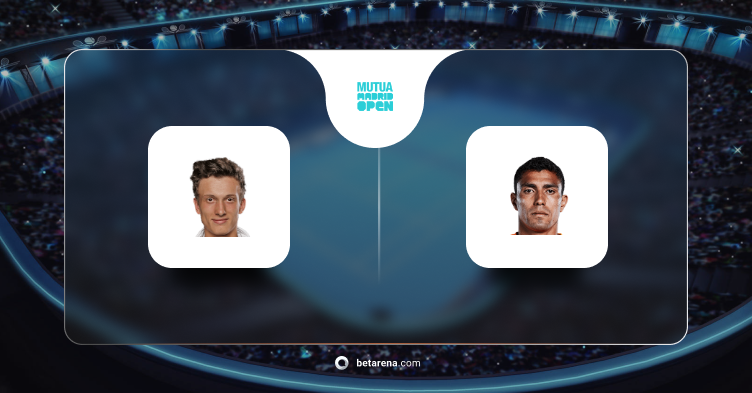 Prognóstico Jiri Lehecka vs Thiago Monteiro 2023/2024 - Apostas para o ATP Madrid, Espanha