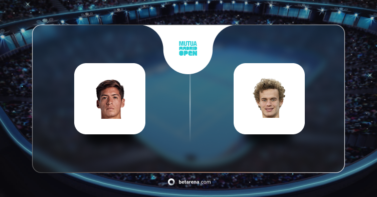 Sebastian Baez vs Luca van Assche Betting Tip 2024 - Picks and Predictions for the ATP Madrid, Spain Men Singles
