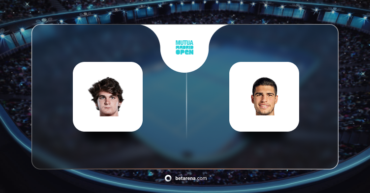 Prognóstico Thiago Seyboth Wild vs Carlos Alcaraz Garfia 2023/2024 - Apostas para o ATP Madrid, Espanha Men Singles