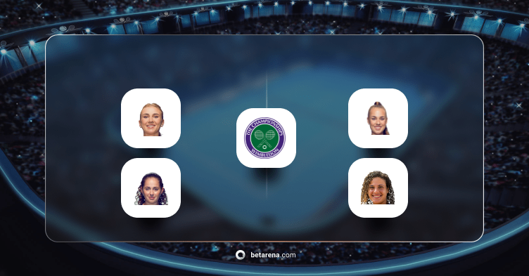 Lyudmyla Kichenok/Jeļena Ostapenko vs Anna Blinkova/Mayar Sherif Betting Tip 2024 - Wimbledon Women Doubles