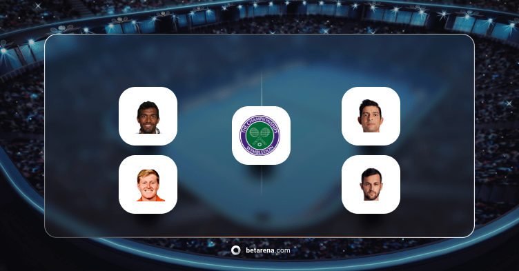 N.Sriram Balaji/Luke Johnson vs Marcelo Arevalo-Gonzalez/Mate Pavic Betting Tip 2024 - Wimbledon Doubles Predictions