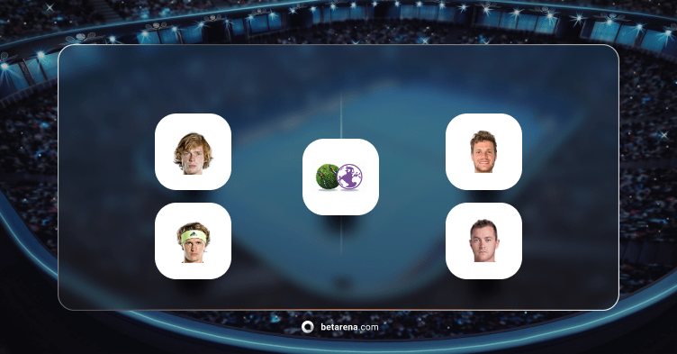 Andrey Rublev/Alexander Zverev vs Yannick Hanfmann/Dominik Koepfer Betting Tip 2024 - Predictions for ATP Halle, Germany Men Double