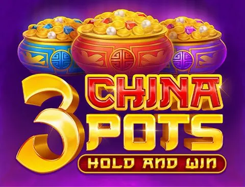 3 china pots