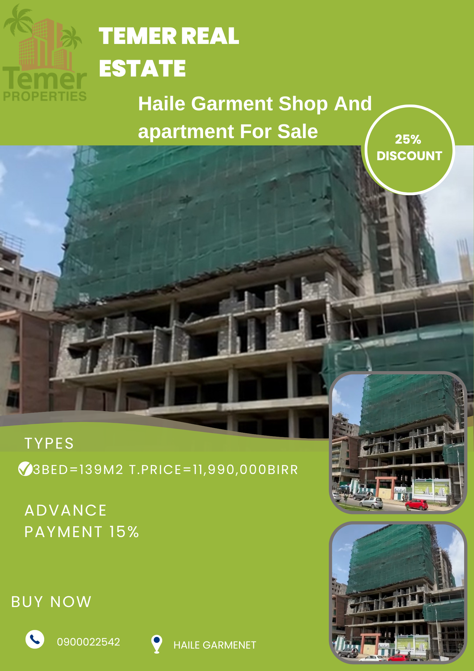 Selected property view