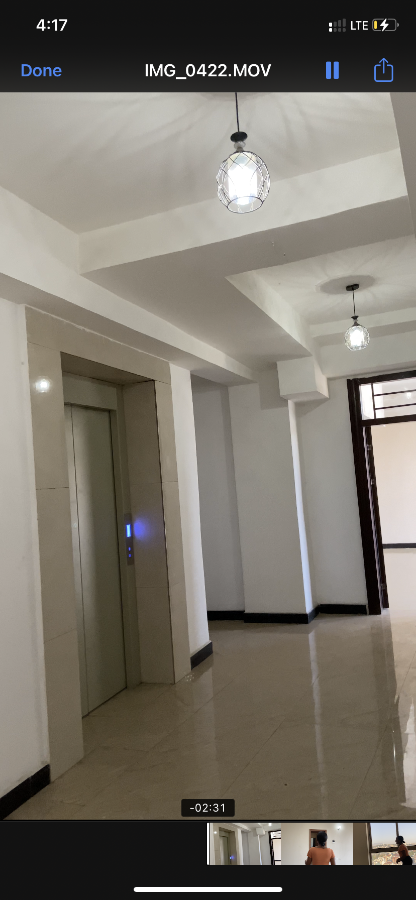 Selected property view