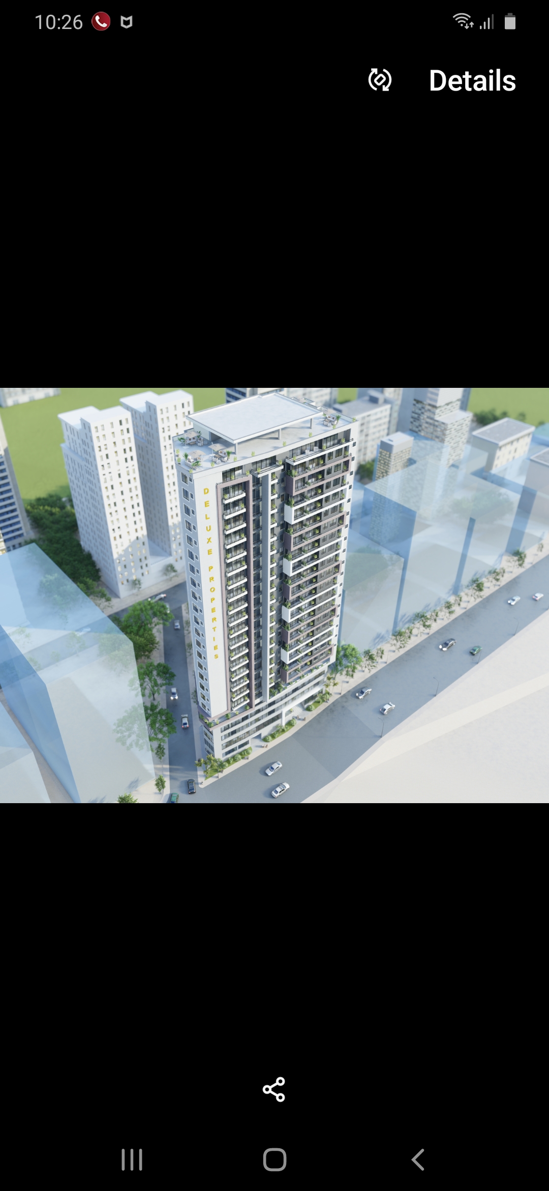 Selected property view