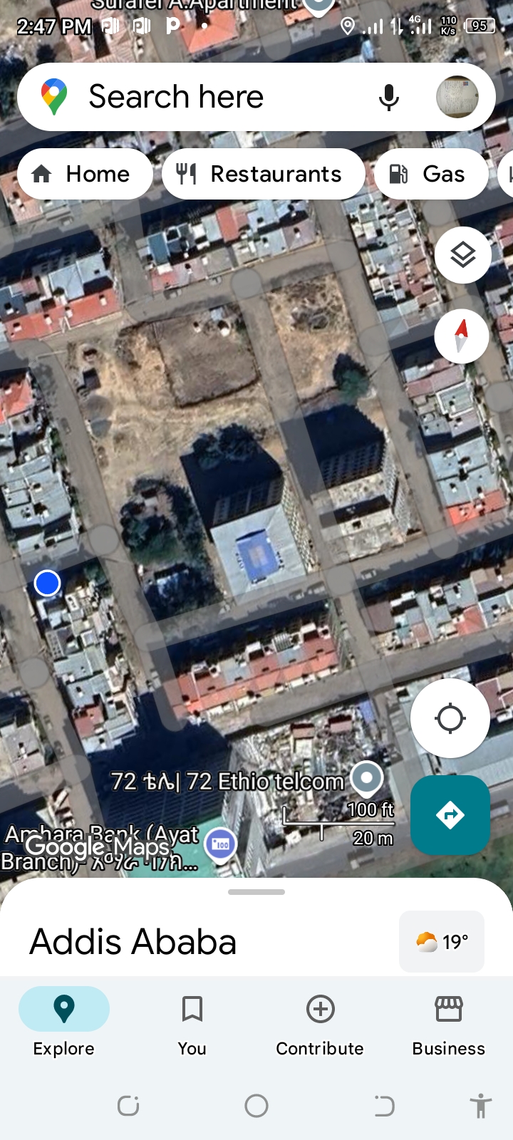 Selected property view