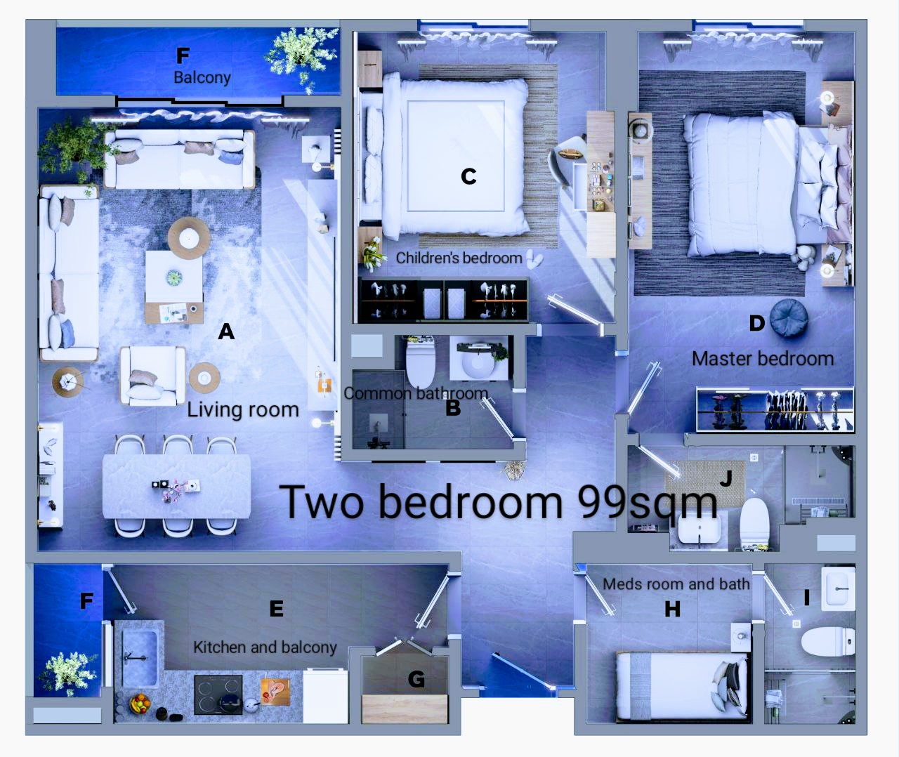 Selected property view