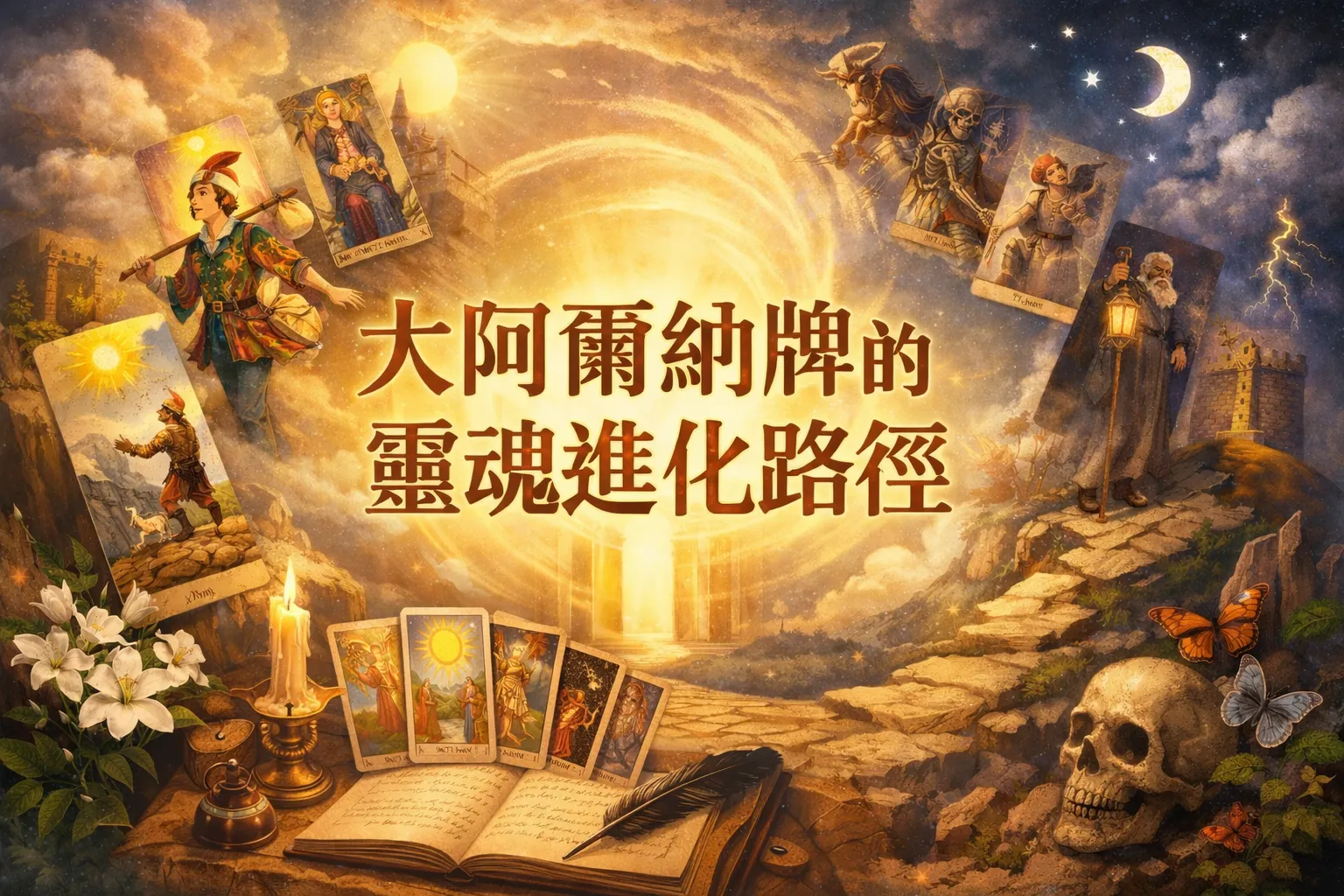 大阿卡納牌的靈魂進化路徑