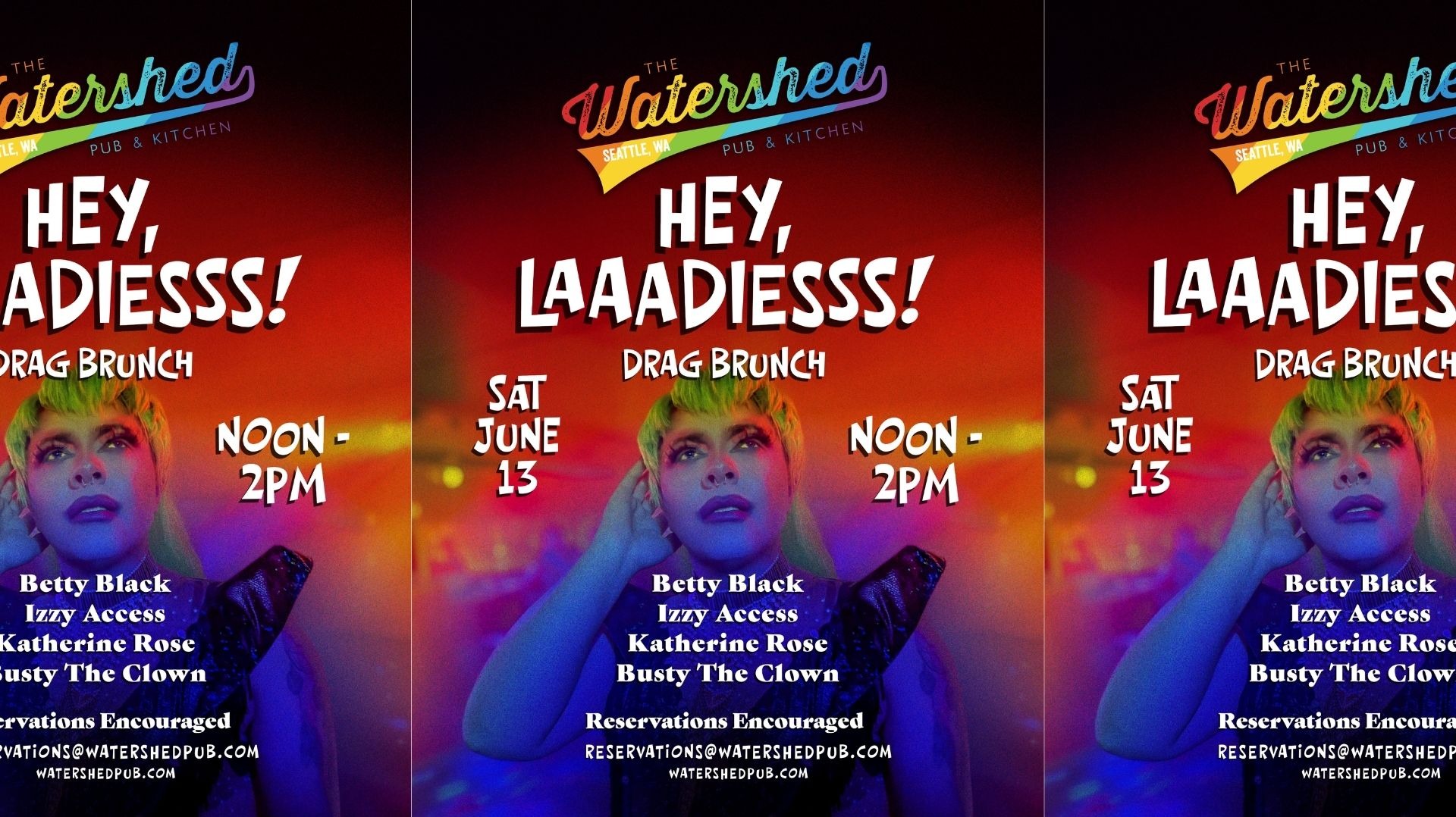 PRIDE At The Shed feat. Betty Black's "Hey, Laaadiesss!" Drag Brunch