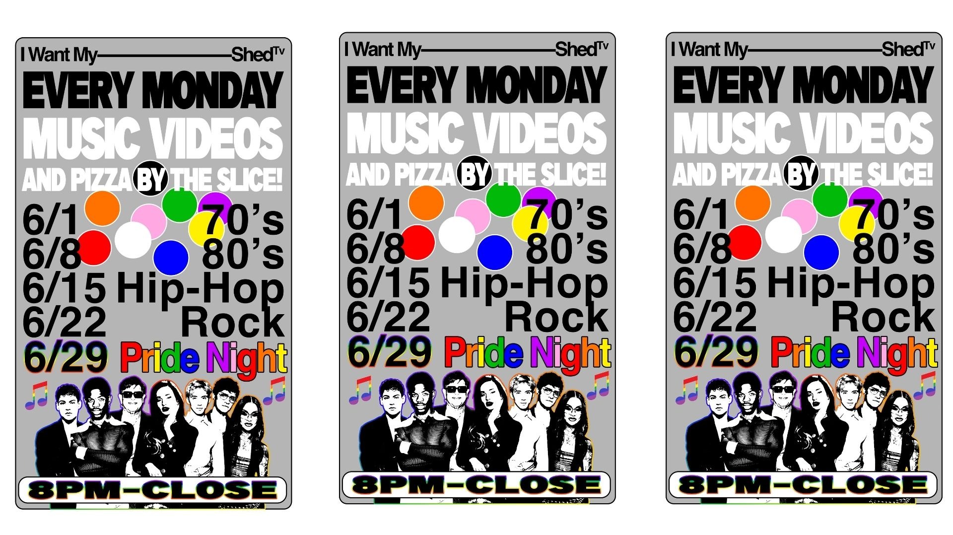 Every Monday: Music Mondays - I Want My Shed TV @ 8pm