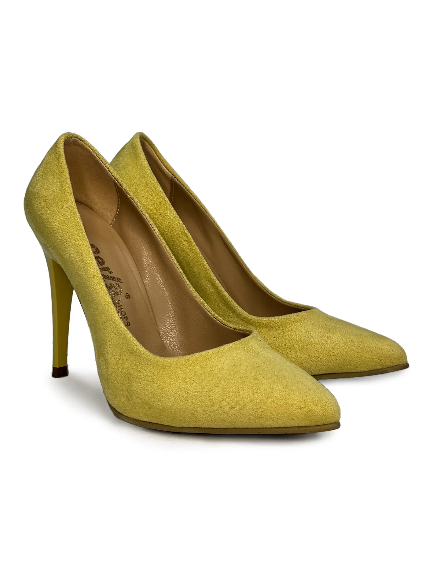 Plišane žute salonke