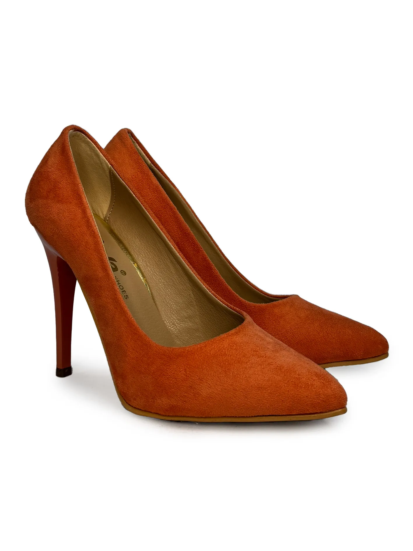 Plišane narandžaste salonke